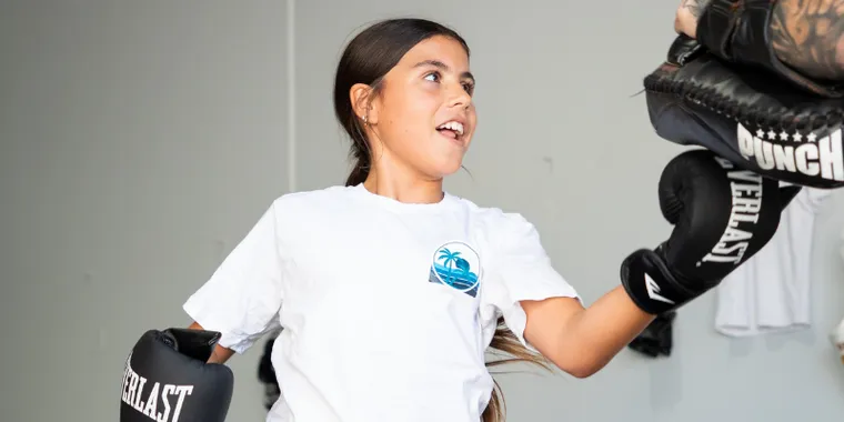 Kids martial arts training at Oasis Fight Academy